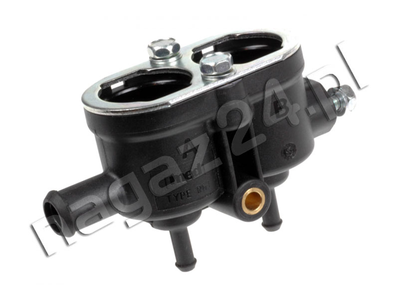 LANDI RENZO - Korpus, obudowa listwy wtryskiwaczy gazowych MED RGI plastikowa 2 cylindry pod czujnik