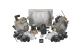 Kit LANDI RENZO EVO OBD 6 cylindrów, reduktory 2 x LI02, wtryskiwacze AEB - zdjęcie 2