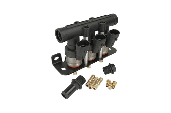 KME - Listwa wtryskiwaczy gazowych KME FENIX BLUE 3 cylindry konfekcja