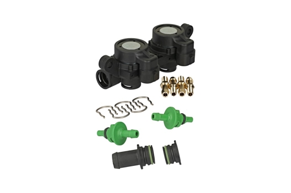 AEB - Listwa wtryskowa AEB 2cyl konfekcja,dysze2,0 zielo