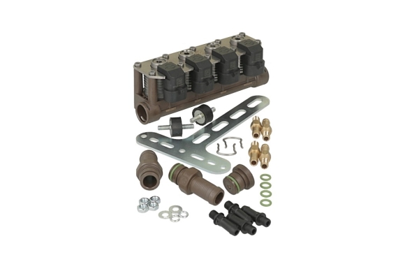 AC STAG - Listwa wtryskowa STAG AC W02 4 cylindry + konfekcja