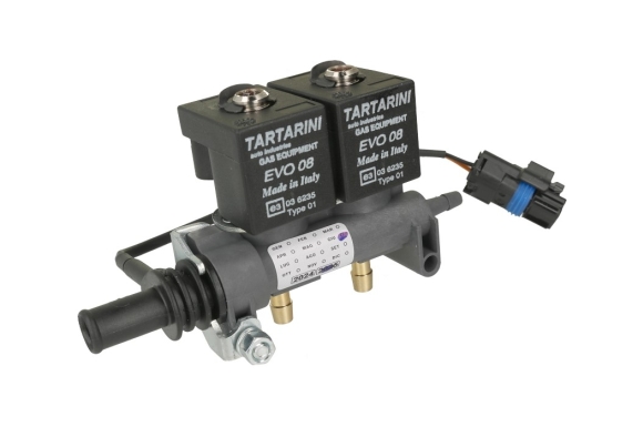 TARTARINI - Listwa wtryskowa TARTARINI EVO08G 2-cylindrowa szara