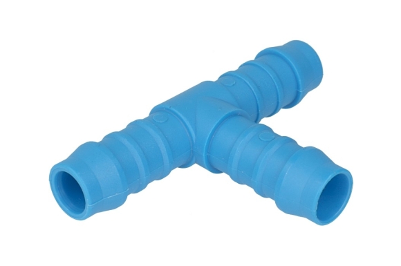 NORMA - Trójnik T 12 x 12 x 12 mm plastik niebieski