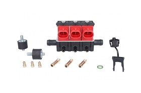 Listwa wtrysk.valtek 3cyl.plastikowa bez cz.temp