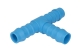 Trójnik T 12 x 12 x 12 mm plastik niebieski - zdjęcie 1