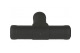 Trójnik wodny T 15X15X15 plastikowy czarny  - zdjęcie 5